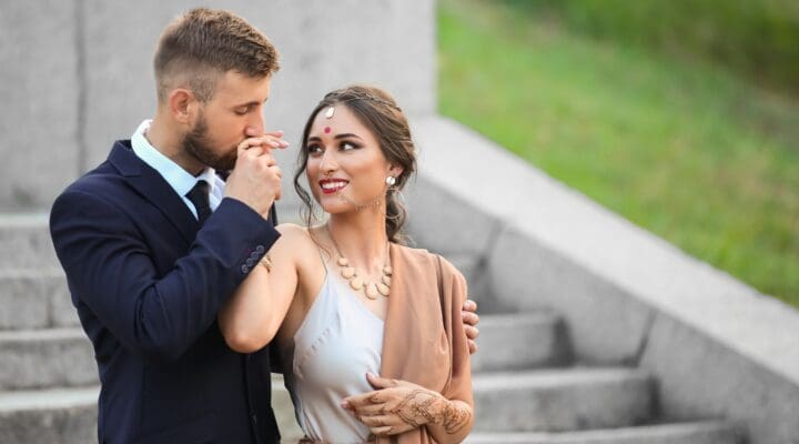 a fiance embrace after their K-1 visa goes through