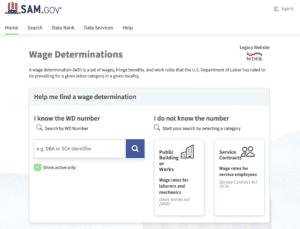 prevailing wage determination 2023