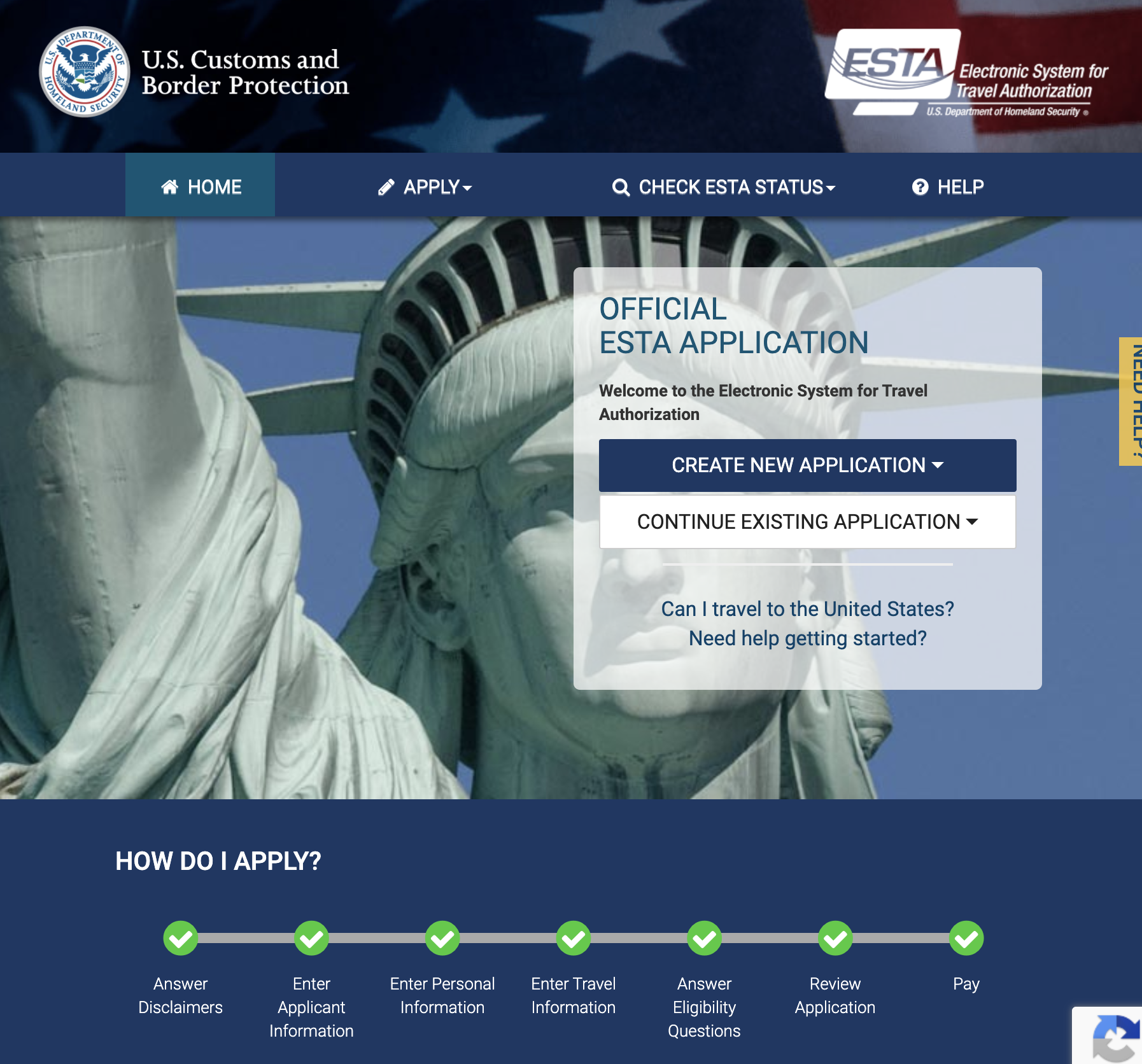 esta travel authorization