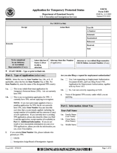 Form I-821 