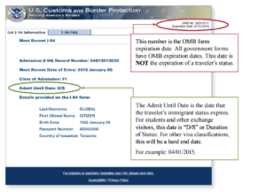 i-94 expiration dates 2023