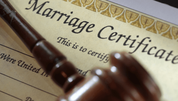 marriage certificate