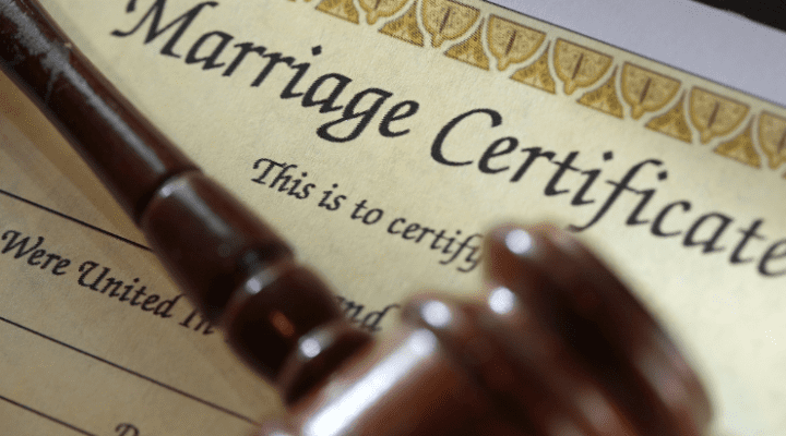 marriage certificate