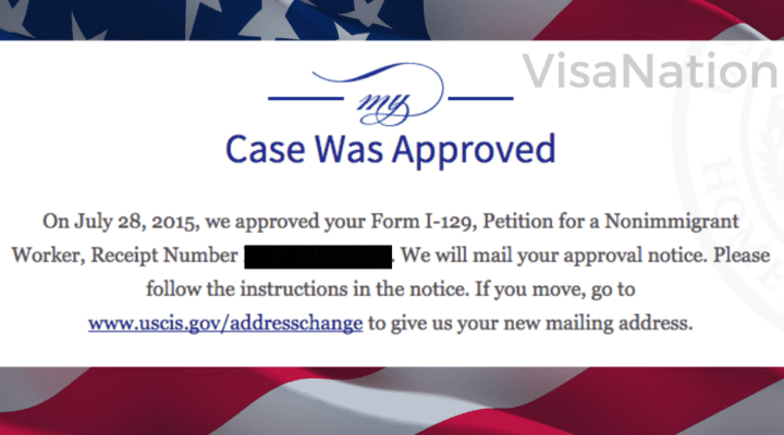 h1b approval notice